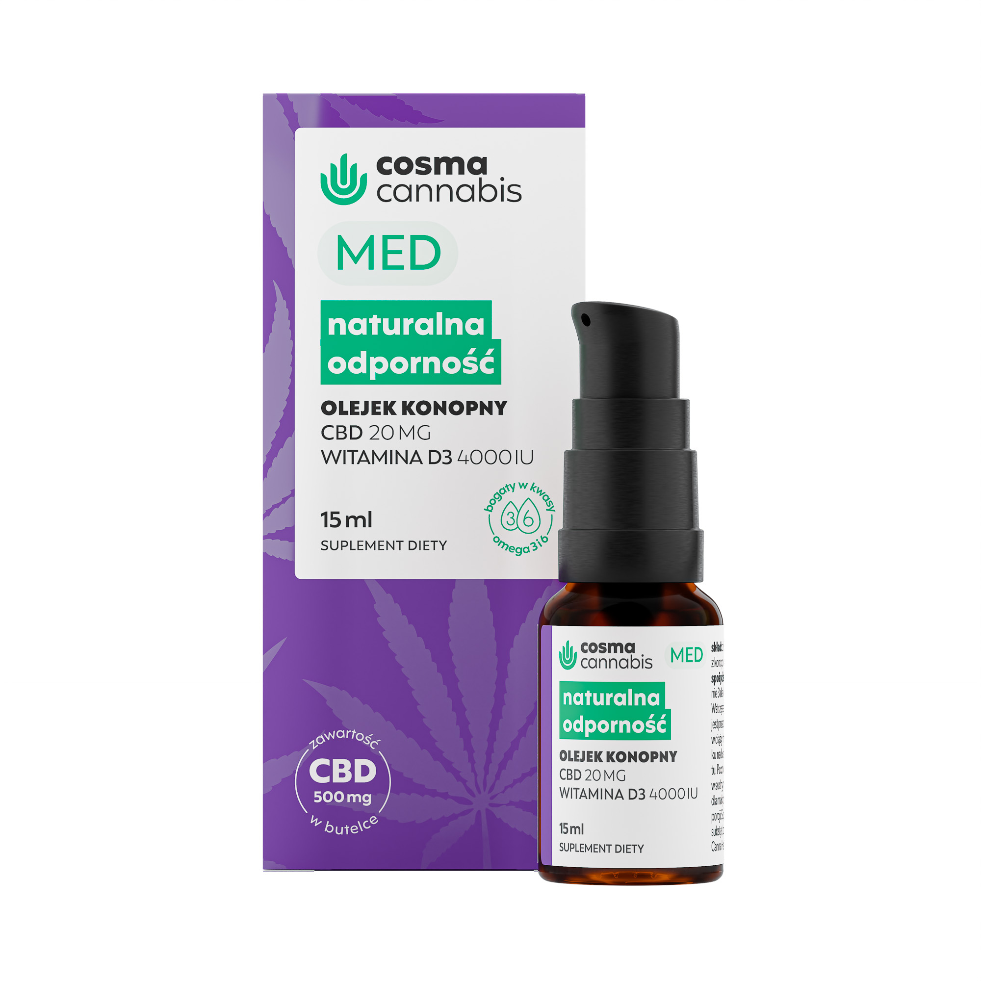 Cosma Cannabis Naturalna Odporność MED 15 ml