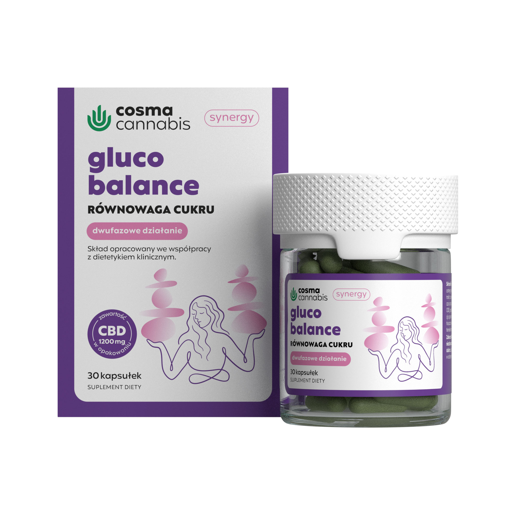 Cosma Cannabis Gluco Balance 30 kapsułek