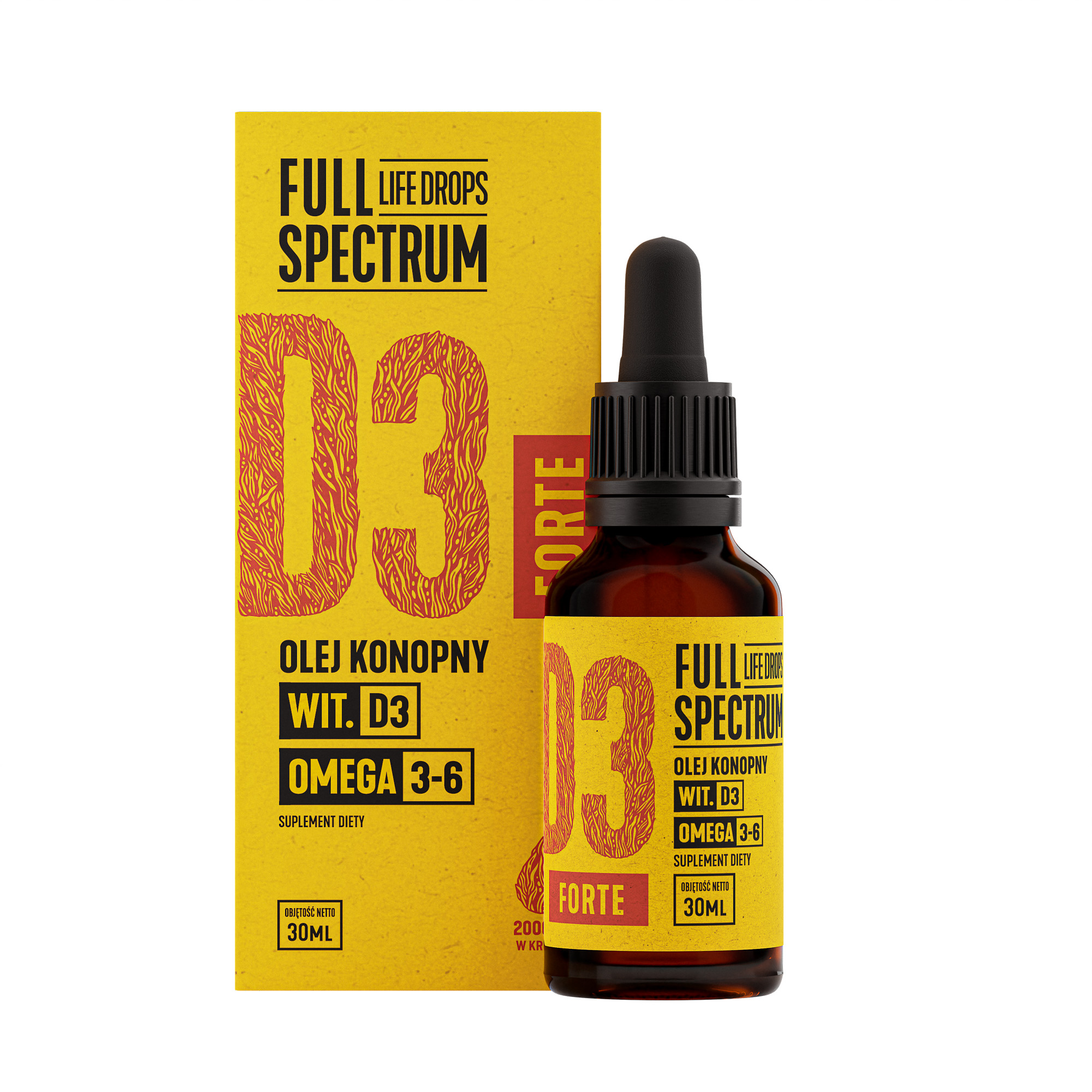 Full Spectrum Life Drops Witamina D3 Forte 30 ml
